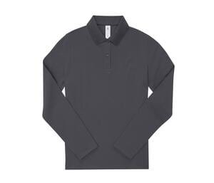 B&C BCW464 - Ladies long sleeve 210 poloshirt