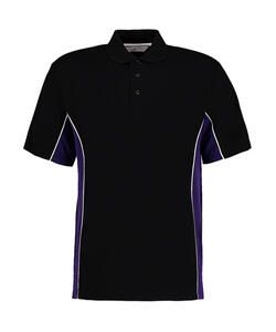 Gamegear KK475 - Classic Fit Track Polo Black/Purple/White