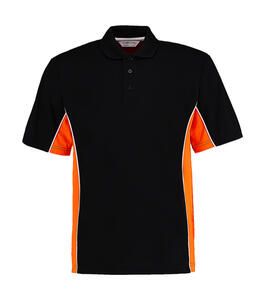 Gamegear KK475 - Classic Fit Track Polo Black/Orange/White