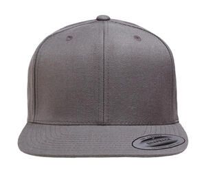 Classics 6089M - Classic Snapback Cap Dark Grey