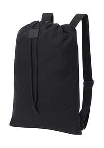 Shugon SH5897 - Sheffield Cotton Drawstring Backpack black washed