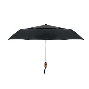 GiftRetail MO2092 - DRIP 21 inch foldable umbrella Black