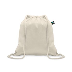 GiftRetail MO2096 - OSOLE DRAW Drawstring bag Fairtrade Beige