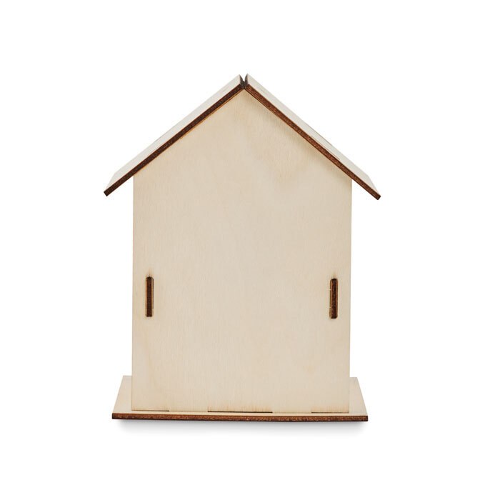 GiftRetail MO2130 - PAINTHOUSE DIY wooden bird house kit