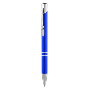 EgotierPro 29077RE - Recycled Aluminum Pen with Metallic Rings STRIPE AZMET