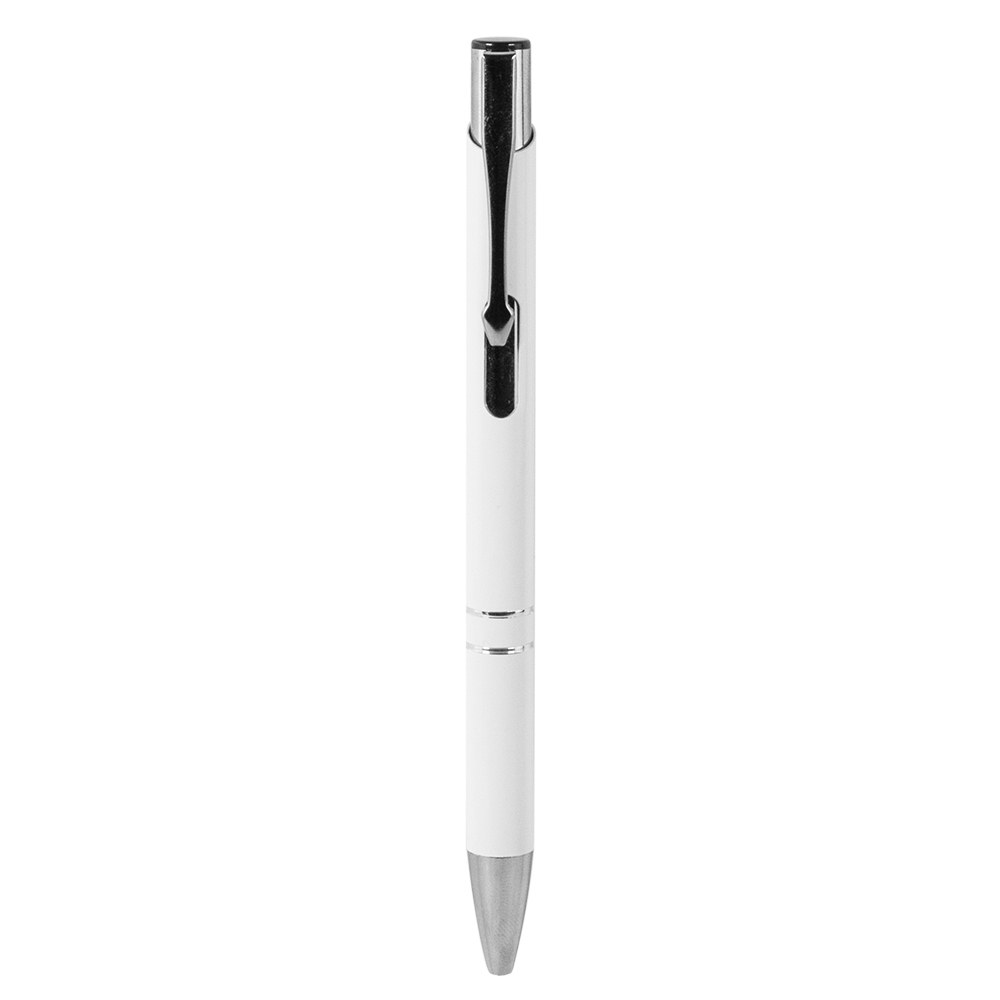 EgotierPro 29077RE - Recycled Aluminum Pen with Metallic Rings STRIPE