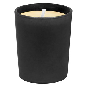 EgotierPro 38086 - Scented Glass Candle, Assorted Colors, 55g SCENT Black