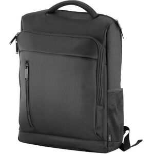 EgotierPro 38511RE - Waterproof RPET Congress Backpack with Anti-Theft Pocket Black