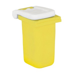 EgotierPro 50071 - Colorful Garbage Bin-Shaped Eraser CONTAINER