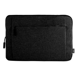 EgotierPro 52074 - RPET Polyester Laptop Bag, Padded, 15.6" ILLUST Black
