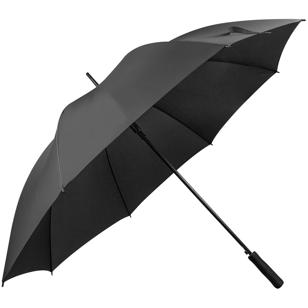 EgotierPro 52517 - 131cm Pongee Umbrella with Fiberglass Ribs MOOSE