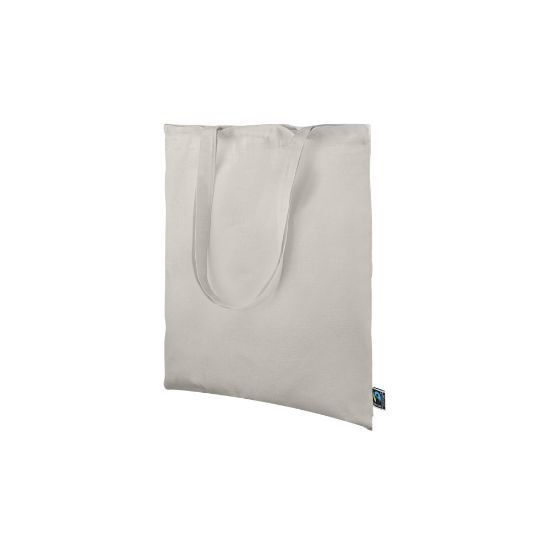 EgotierPro 52526 - Fairtrade Cotton Bag with 70cm Handles SCAR