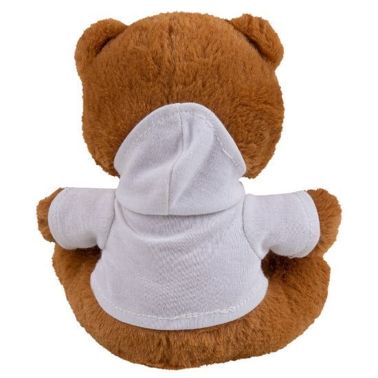 EgotierPro 52581 - Customizable Teddy Bear with T-Shirt & Hood GEORGE