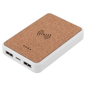 EgotierPro 53551 - Eco-Friendly Cork Power Bank 5000mAh AURA