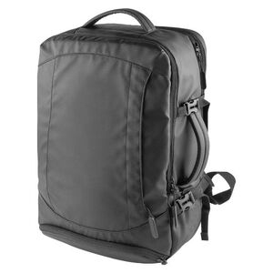 EgotierPro 53579 - 600D PU Waterproof Backpack with Compartments HAERE Black