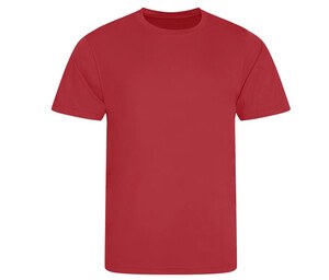 JUST COOL JC020 - Unisex breathable T-shirt Fire Red