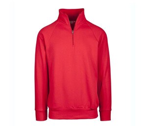 VESTI IT503 - SWEAT ZIP NECK Sport Red