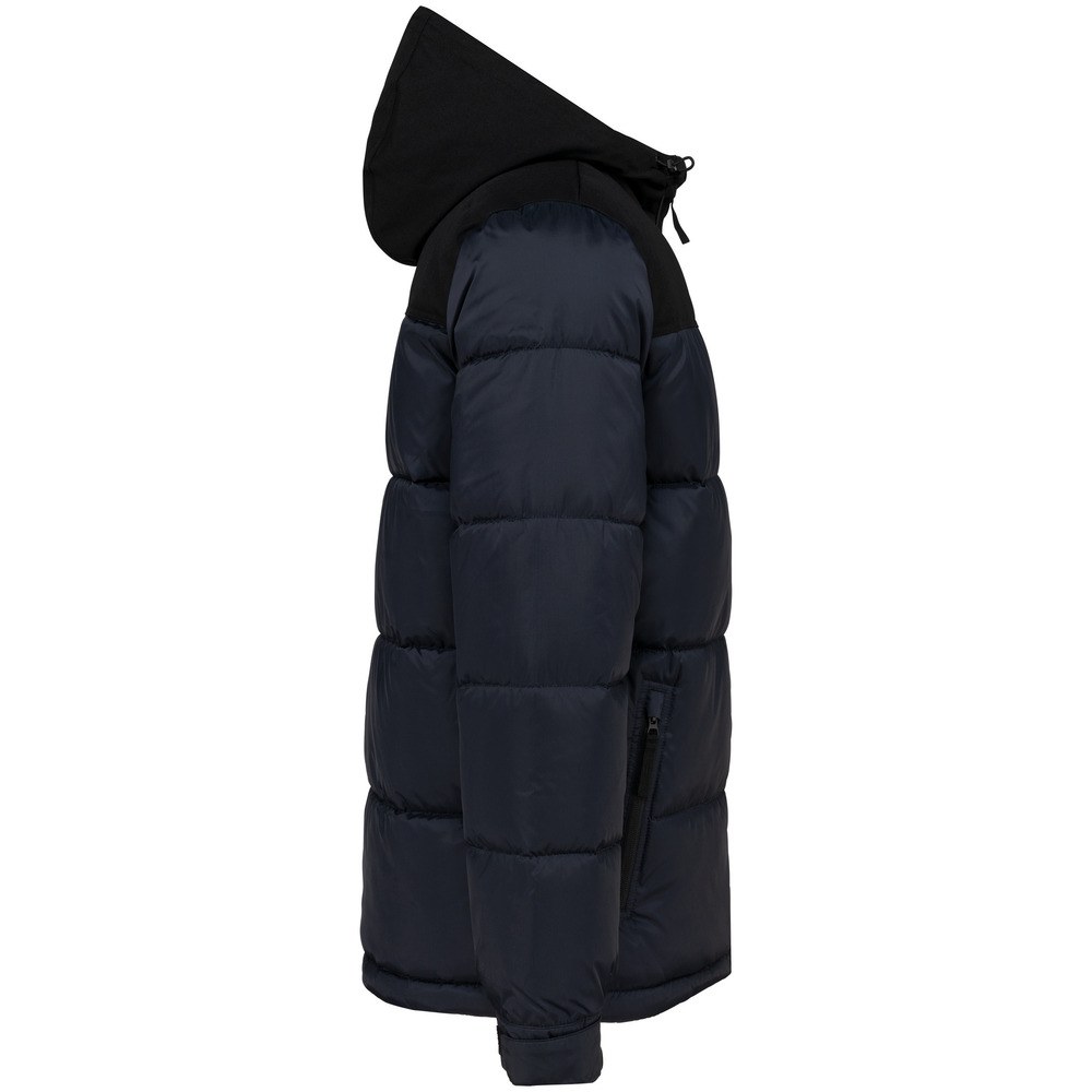 Kariban K6163 - Unisex bi-tone padded jacket with hood