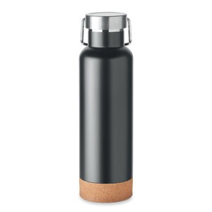 GiftRetail MO2234 - IVES Double wall bottle 500ml Black