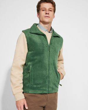 Roly RA1099 - BELLAGIO Fleece vest with polo neck and matching zipper