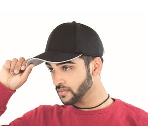 Atlantis AT064 - 6-panel cap in bamboo/polyester blend