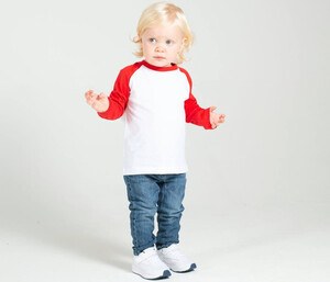 Larkwood LW025 - Long sleeved baseball T-shirt