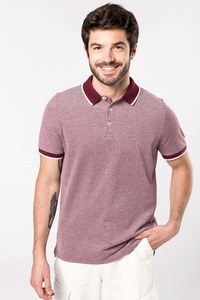 Kariban K266 - Mens two-tone marl polo shirt