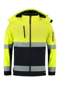Tricorp T52 - Bi-color EN ISO 20471 Softshell unisex softshell jacket