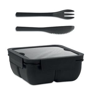 GiftRetail MO6275 - SATURDAY Lunch box with cutlery 600ml