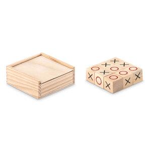 GiftRetail MO9493 - Wooden tic tac toe game