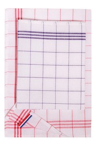 Kariban K136 - Checked glass towel - "Origine France Garantie"