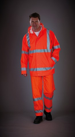 Yoko YHVS450 - Hi-Vis Soft Flex Breathable Rain Jacket